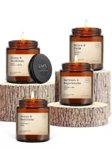 House Of EM5 - Aromatherapy Scented Candles Set of 4