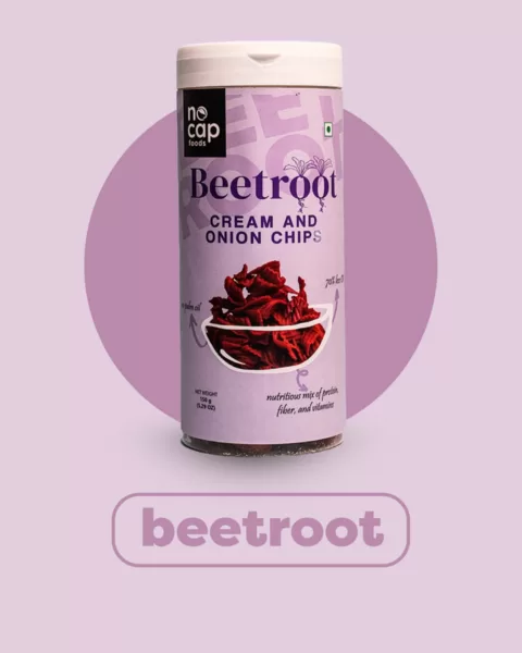 Beetroot Cream & Onion Chips 150g