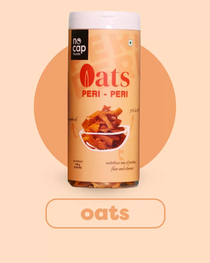 NoCap Foods - Oats Peri Peri Chips 150g
