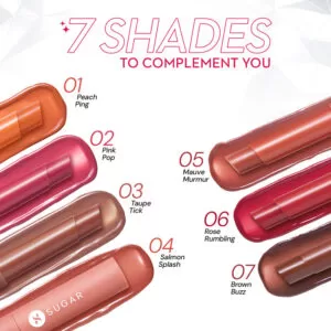 Sugar Cosmetics - Glide Peptide Plumping Gloss Stick