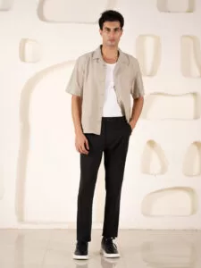 The Pant Project - Malai Black Soft-touch Slim Fit Power Stretch Pants