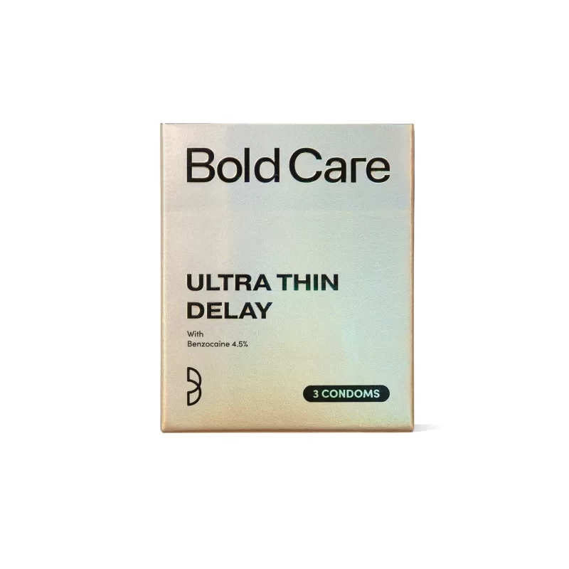Bold Care - FREE Ultra Thin Delay Condoms – 3 Pieces