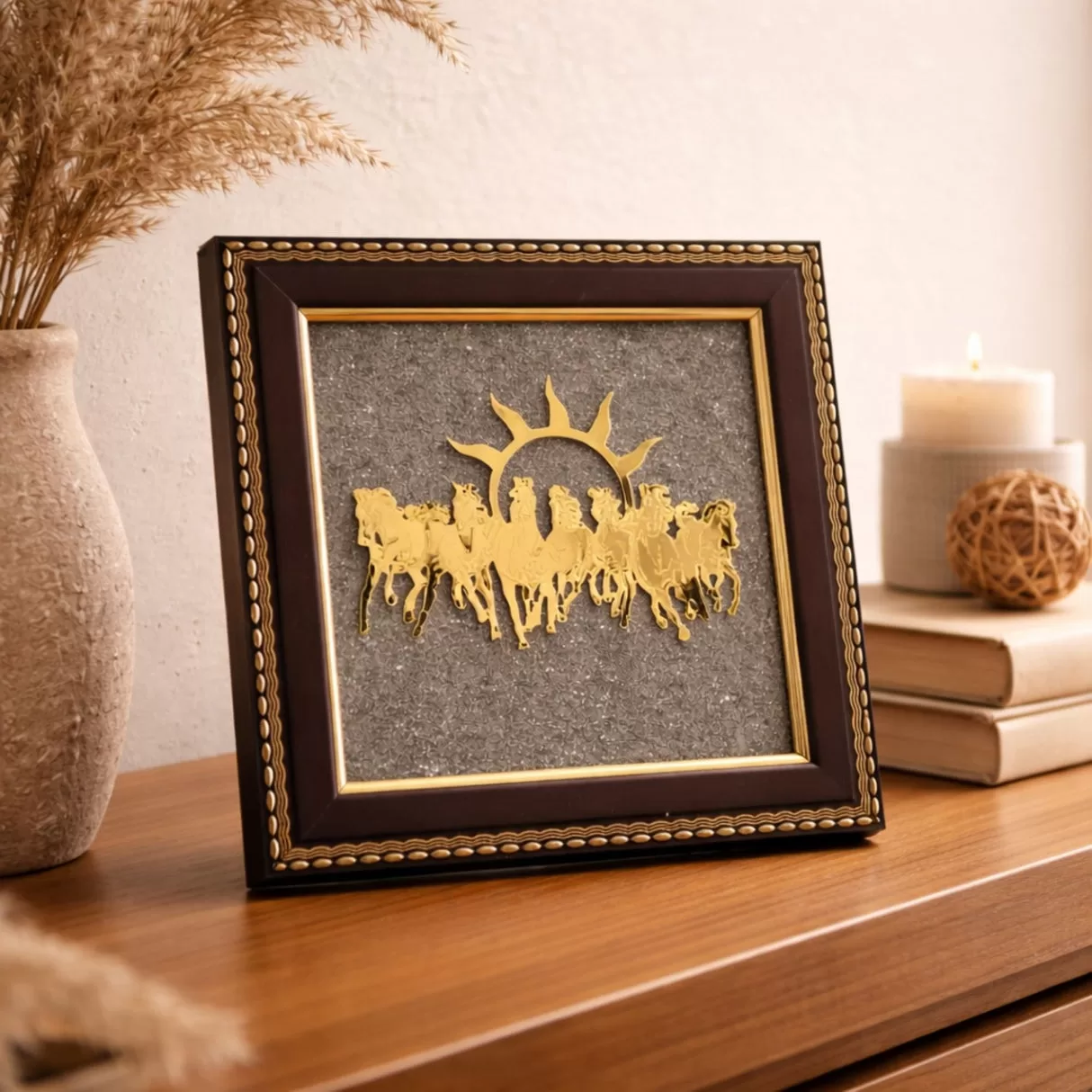Japam - 7 Horses Pyrite Frame