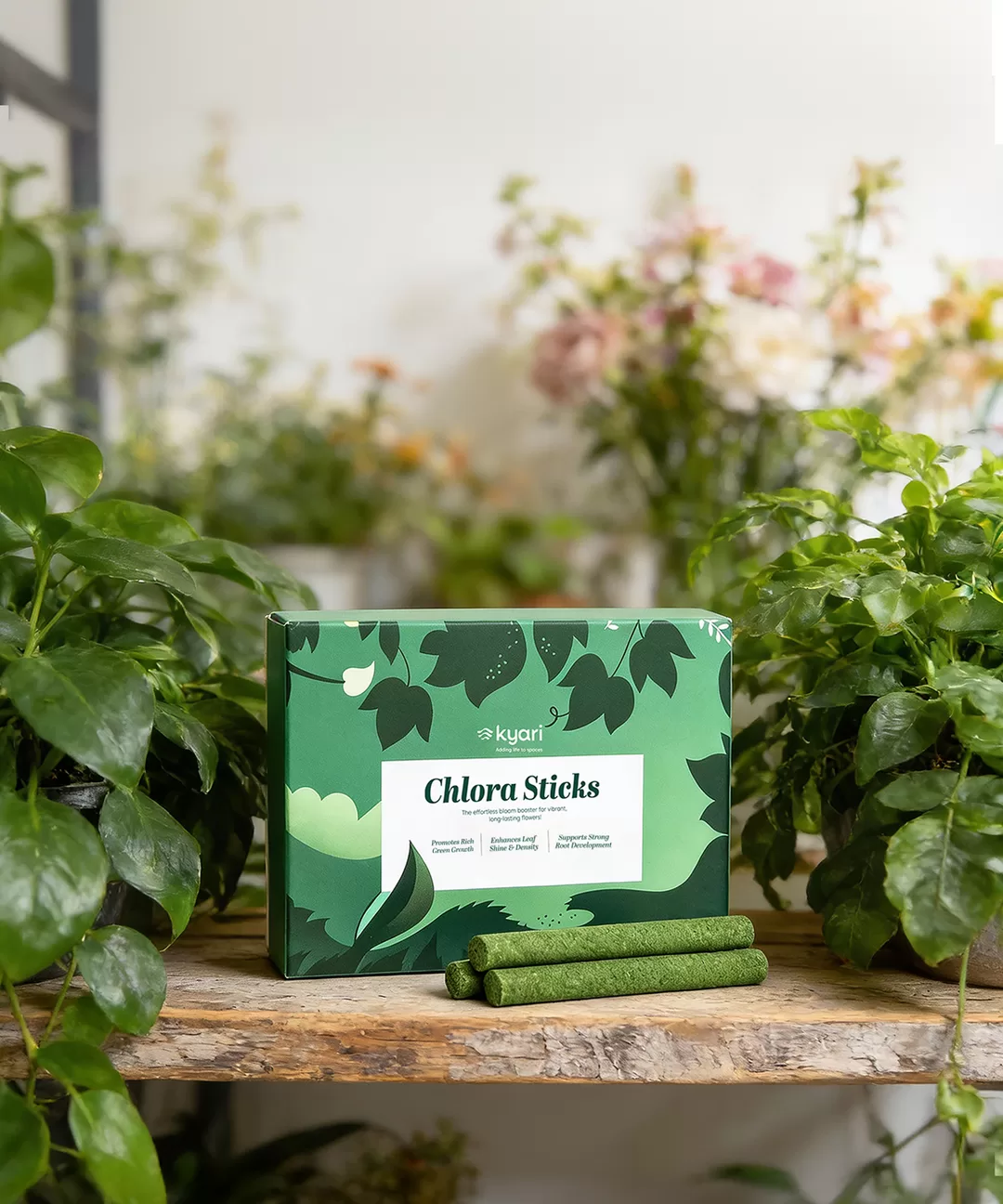 Kyari - Chlora Fertilizer Sticks for Leafy Plants