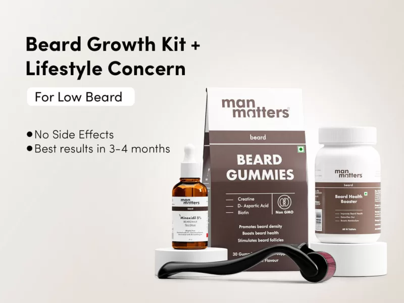 Man Matters - Beard Growth Kit + Lifestyle Concern
