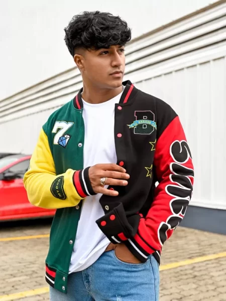 Badass Embroidered Varsity Jacket