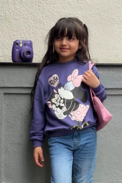 Minnie and Cat Sweatshirt
