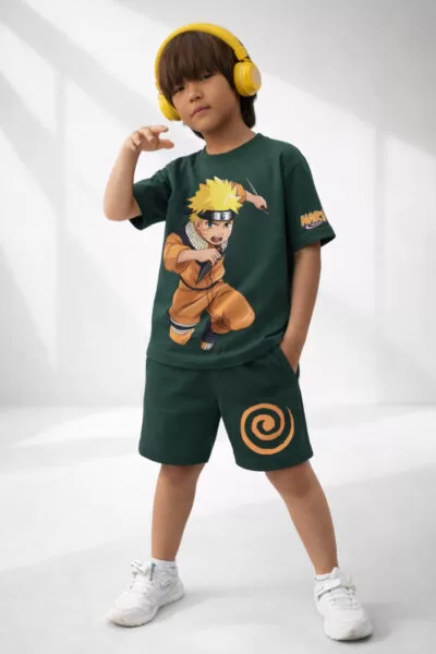 Naruto Shinobi Mode Shorts Set