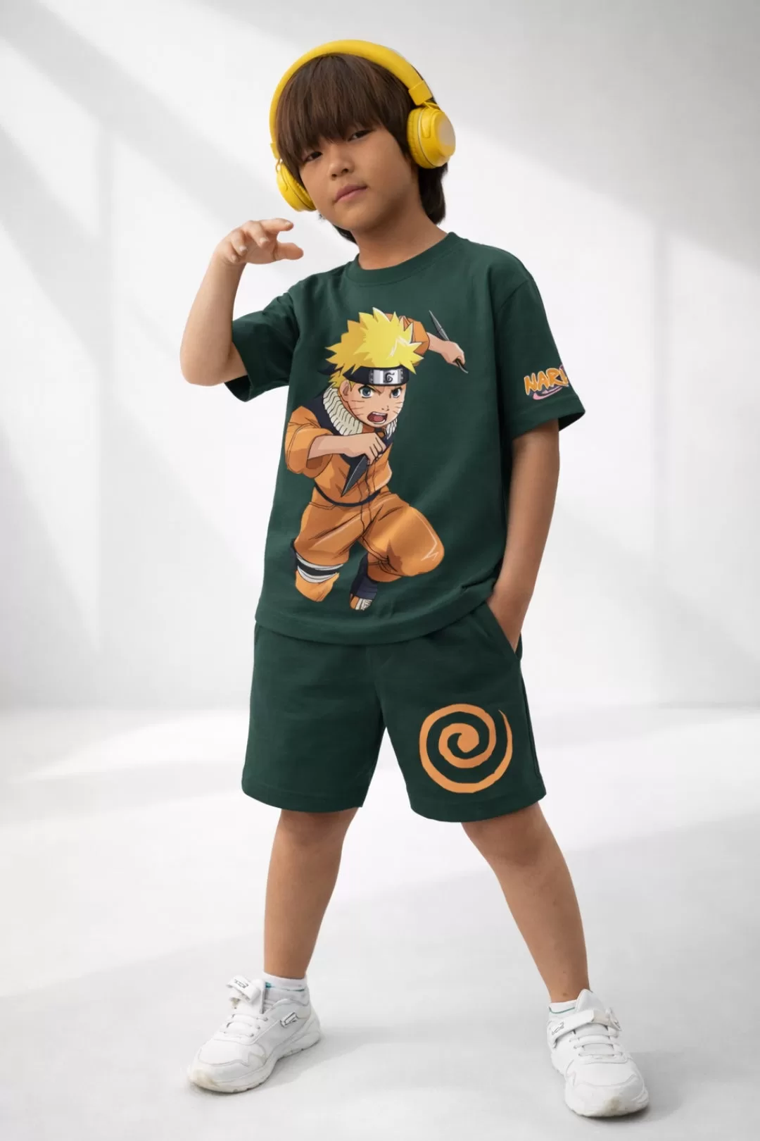Nap Chief - Naruto Shinobi Mode Shorts Set