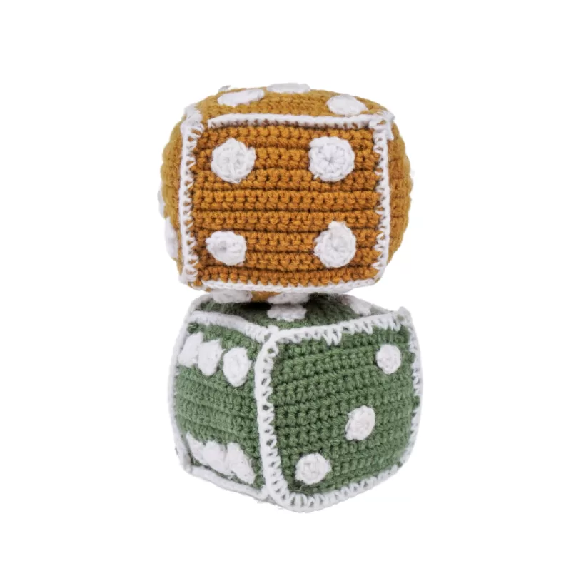 Nesta Toys - NESTA TOYS – Crochet Dice | Early Math Toy (2 Pcs)