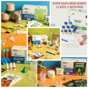 Nesta Toys - STEM Explorer Box for Kids – 5 Month Educational Activity Kit Program