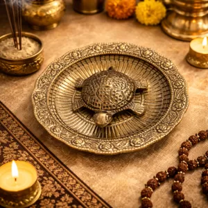 Nirmalaya - Pure Brass Tortoise/ Turtle For Vastu or Feng Shui