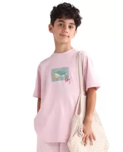 The House Of Rare - Jacus – Light Pink Graphic Printed Regular T-shirt
