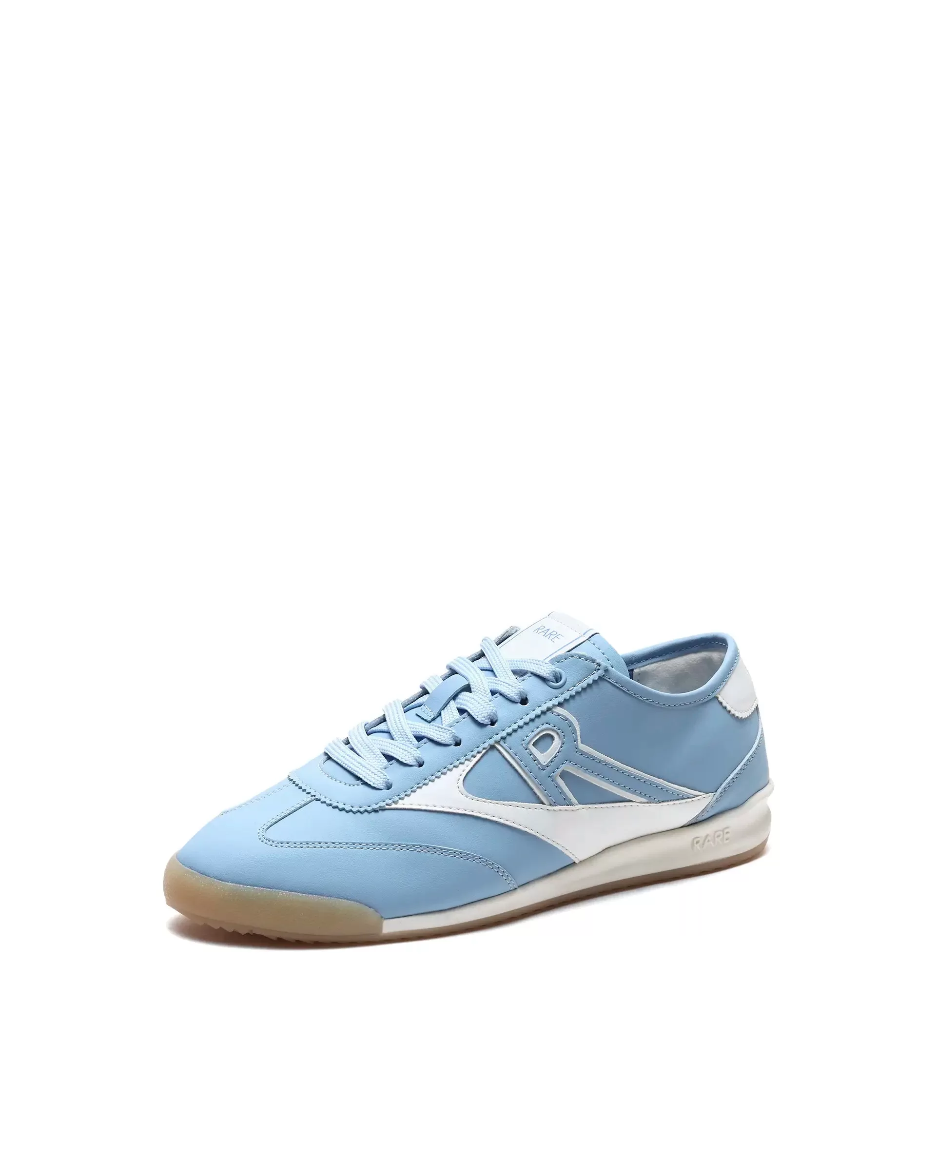 The House Of Rare - Sozo – Blue Micro Fiber Lace-up Sneaker