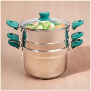 The Indus Valley - Tri-steel Multi Cooker Pot 21 cm Premium Stainless Steel