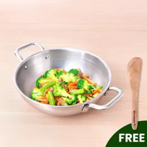 The Indus Valley - TurboCuk Tri-ply Stainless Steel Kadai 1.7/2.7/3.5L