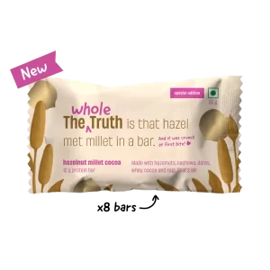 The Whole Truth Foods - Hazelnut Millet Protein Bars – Box of 8