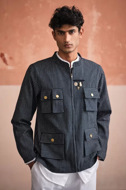 October Jaipur - POET JACKET-HANDLOOM COTTON