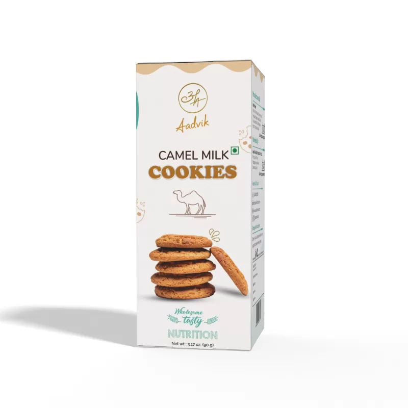 Aadvik Foods - Camel Milk Cookies 90g (10 x 9g Each)