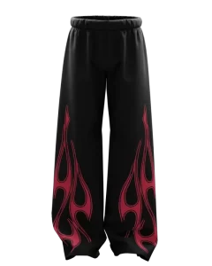 Genrage - Heat Black Baggy Pants