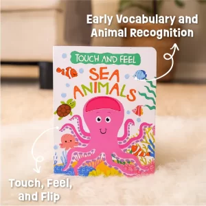LiLLBUD - Sea Animals – Touch and Feel Sensory Board Book