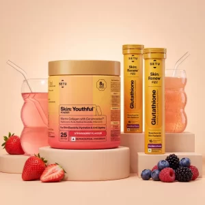 Setu Nutrition - Radiant Skin Glow Combo – Glutathione & Marine Collagen for Bright, Younger-Looking Skin