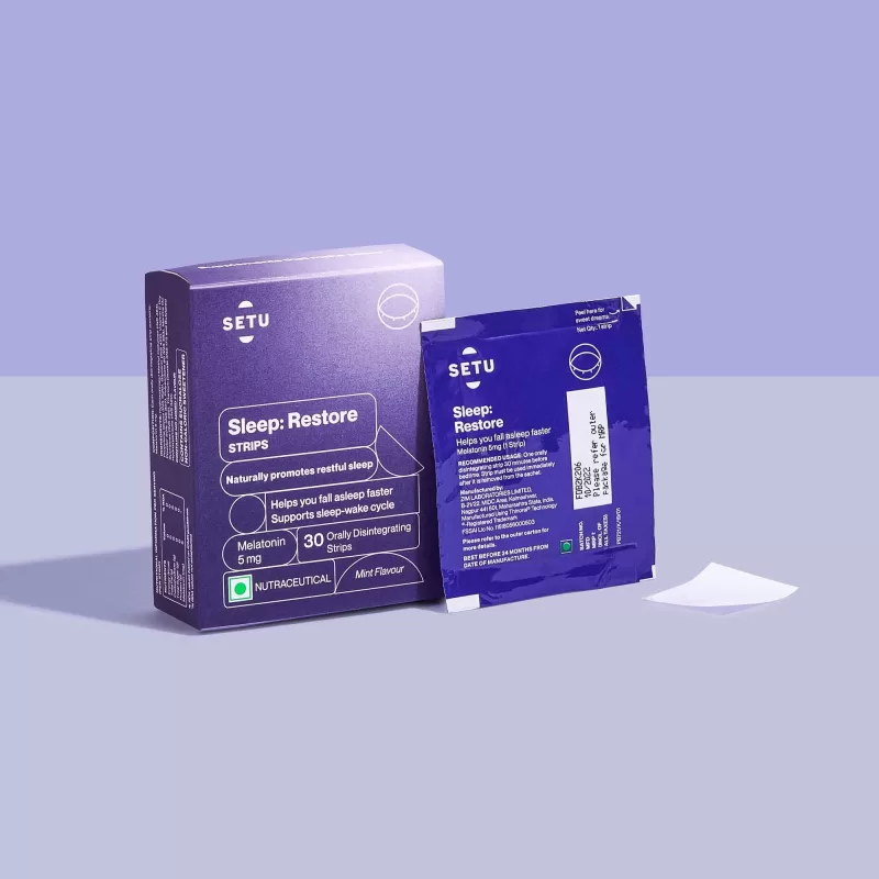 Setu Nutrition - Sleep: Restore Strips – Melatonin 5 mg