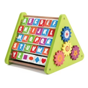 Shumee - Wooden 5-In-1 Activity Triangle – Interactive STEM Learning Toy