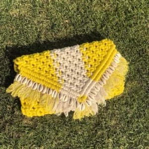 Sirohi - Moon Shell Cotton Macrame Sling Bag