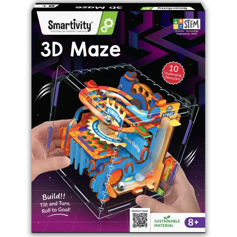 Smartivity - 3D Maze | 8 – 14 years | DIY STEM Construction Toy