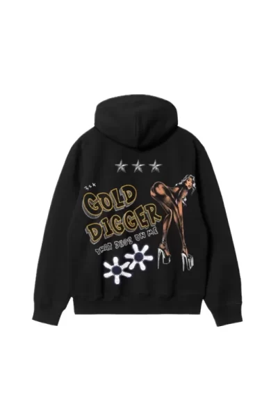 'GOLD DIGGER' VALKYRE HAND PAINTED HOODIE