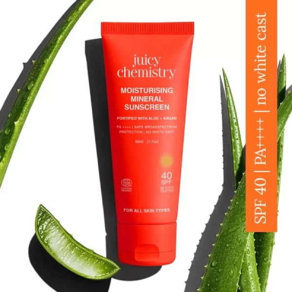 Certified Organic Mineral Sunscreen SPF 40 & PA++++