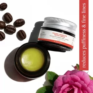 Juicy Chemistry - Organic Under Eye Repair Cream Fortified with Damask Rose + Coffee