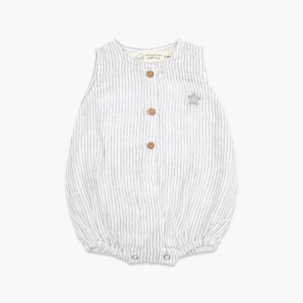 Organic Muslin Baby Romper - 12-18 Months