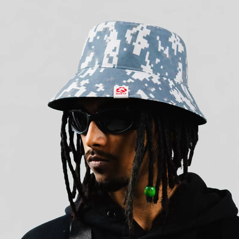 Thaely - Digi Camo Reversible Bucket Hat